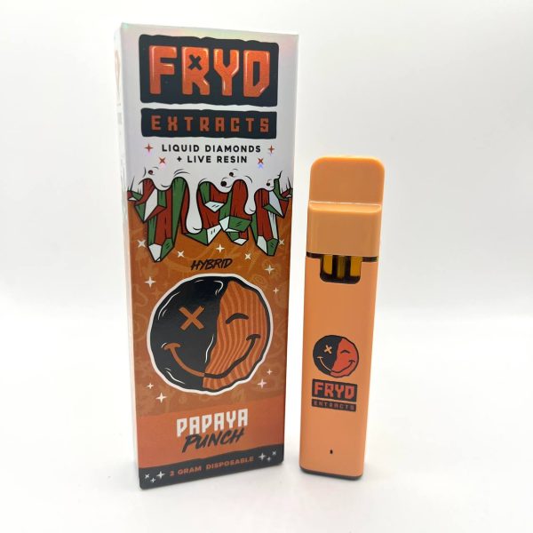 FRYD EXTRACTS / Liquid Diamonds / 2 Gram Disposable / Live Resin Cali
